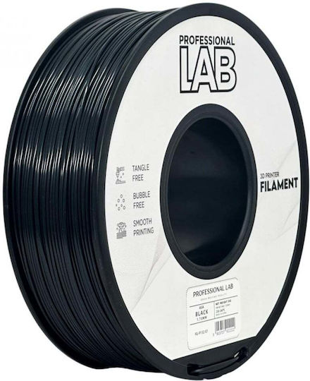 Professional Lab ASA 3D Printer Filament 1.75mm Black 1kg