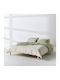Kentia Arlo Single Cotton Coverlets Set Green-Beige 160x240cm