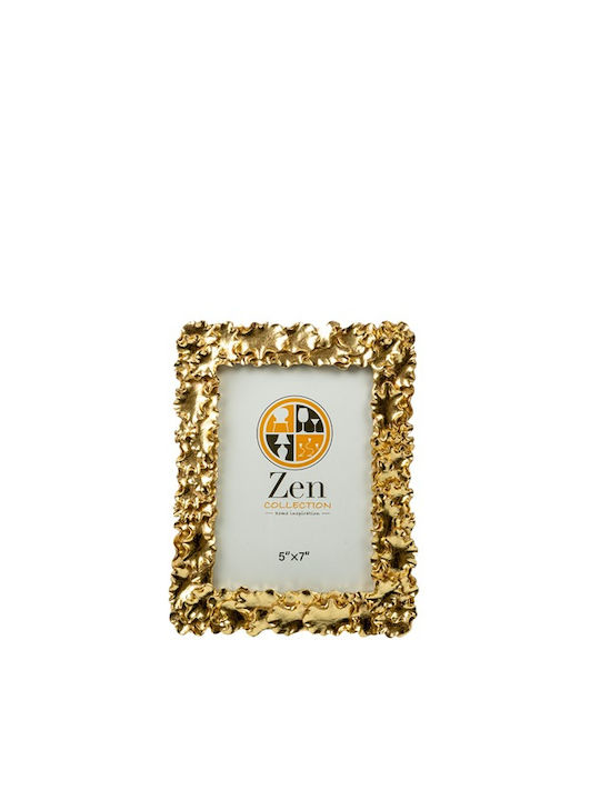 Zen Collection Plastic Photo Frame With Gold Frame