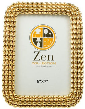 Zen Collection Κορνίζα Πλαστική με Χρυσό Πλαίσιο