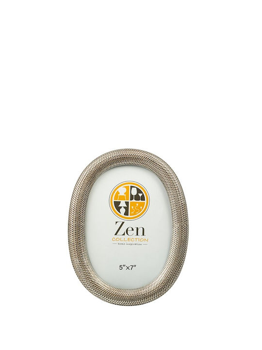 Zen Collection Κορνίζα Πλαστική με Ασημί Πλαίσιο