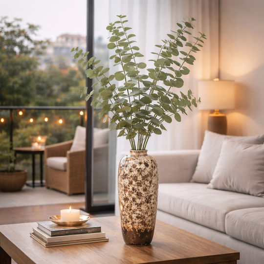 Artificial Eucalyptus Branch 99cm Home Decoration Artificial Eucalyptus Branch 99cm Home Decoration