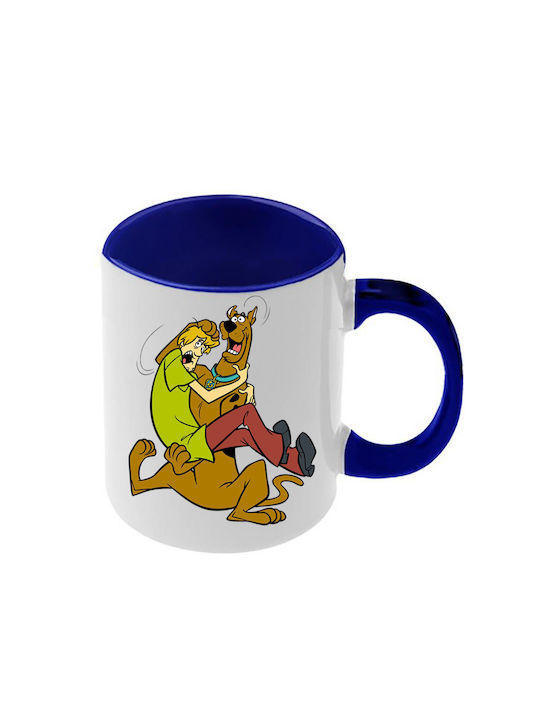 Κούπα Scooby Doo Σκούρα Μπλε Λαβή Εσωτερικό
