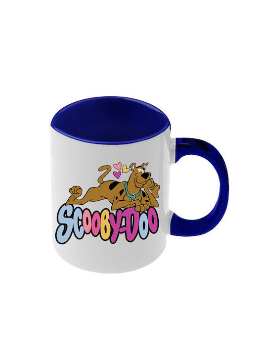 Κούπα Scooby Doo Σκούρα Μπλε Λαβή Εσωτερικό