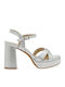 Leather Silver Sandals