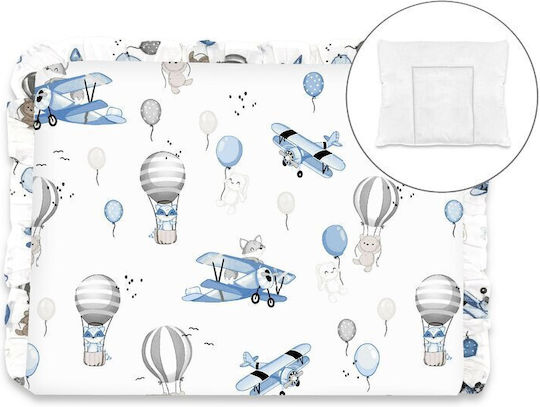 MimiNu Детска Възглавница За Сън Blue Plane 40x30см