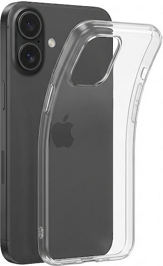 Pedea Back Cover Σιλικόνης Διάφανο (iPhone 16 Plus)
