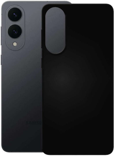 Pedea Back Cover Σιλικόνης Μαύρο (Galaxy S25 Edge)