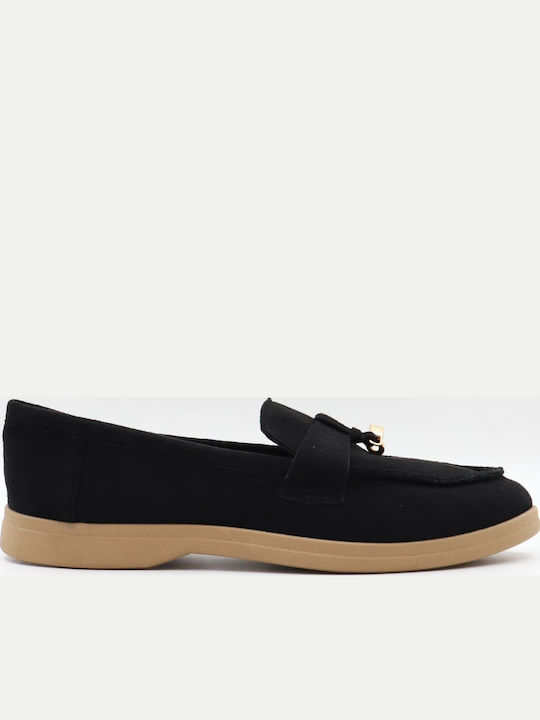 Alta Moda Women's Moccasins in Black Colour