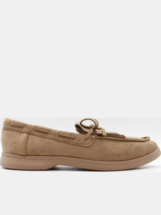 Alta Moda Women's Moccasins in Beige Colour