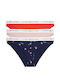 Cotton Women's Briefs 3Pack Red