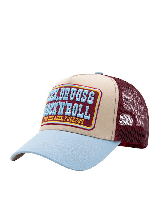 King Kerosin Καπέλο Sex Drugs Rock'n'roll Trucker Cap