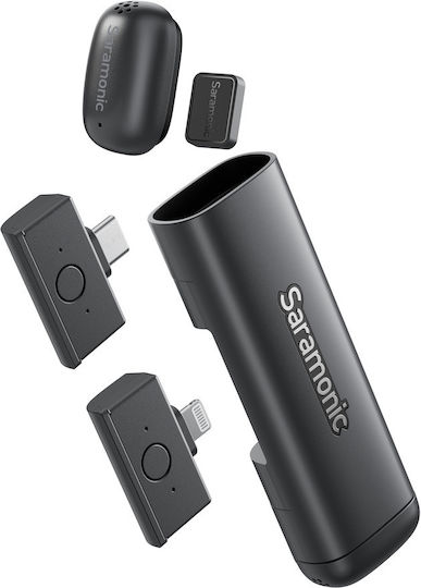 Saramonic AIR SE-02 Ασύρματο Πυκνωτικό Μικρόφωνο Clip On Δημοσιογραφικό