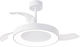 GK Niseko Ventilator De Tavan Cu Lumină Negru