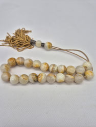 Handmade Worry Beads Yellow Obsidian – Semi-Precious Energy & Protection Beads
