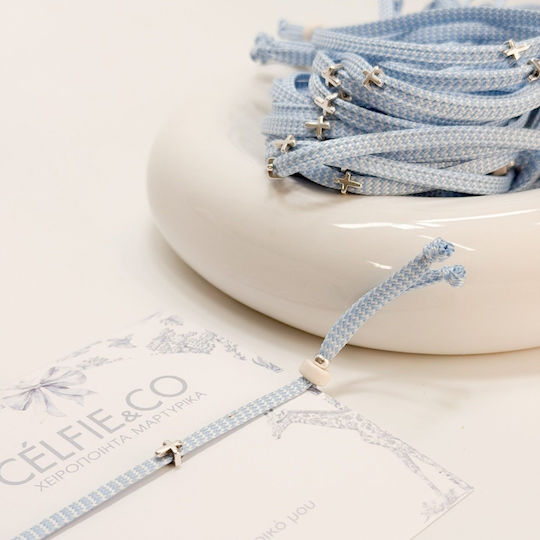 Celfie & CO Christening Charm Bracelet Light Blue 50 Pieces