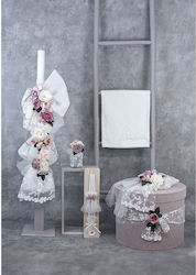 Loukia Baptism Boutonniere Suitcase Box Lace Romance B732