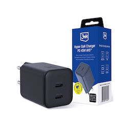 3MK Φορτιστής Χωρίς Καλώδιο GaN με 2 Θύρες USB-...