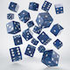 Q-workshop Full Pack D6s Cobalt & White