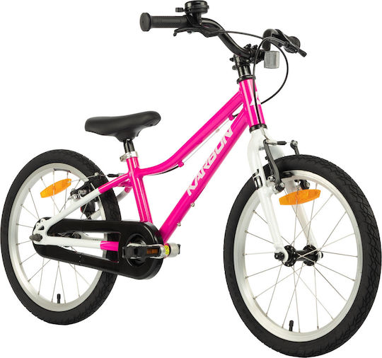 Karbon Bicicletă Copii 18" BMX cu Cadru din Aluminiu Roz