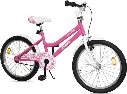 Enero 20 Zoll Kinderfahrrad BMX mit Aluminiumrahmen Rosa