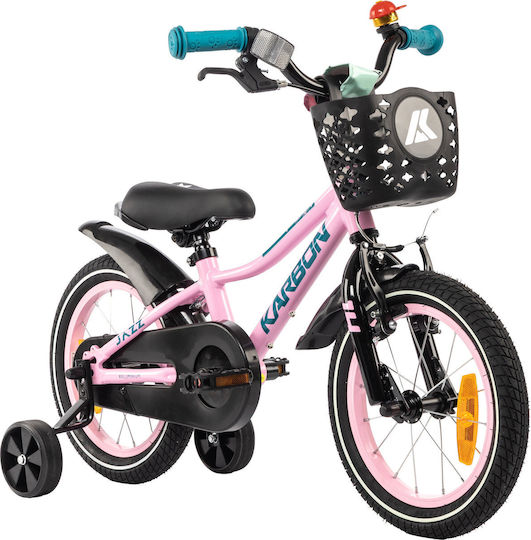 Karbon 14" Παιδικό Ποδήλατo BMX με Σκελετό Αλουμινίου (2026) Ροζ