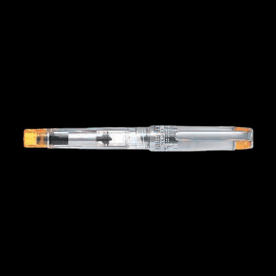 Pilot Fountain Pen Fine Orange Steel with Orange Ink