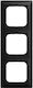 Πλαίσιο Διακόπτη Busch-jaeger Bj 1723-915 3-fach Black Matt Busch-balance Si 2cka001725a1570