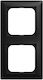 Busch-Jaeger Switch Frame Bj 1722-915 2-Fach Black Matt Busch-Balance Si 2cka001725a1569