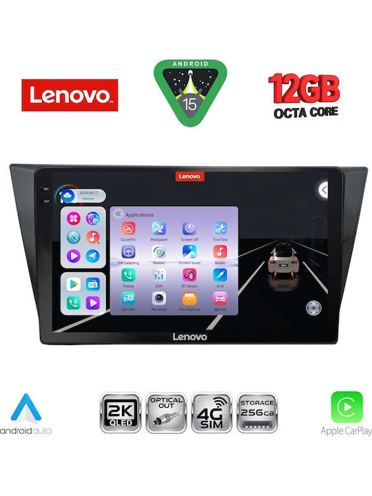 Lenovo Car Audio System for Volkswagen Tiguan 2016 with Clima Bluetooth USB WiFi GPS Apple CarPlay Android Auto with 10" Touch Screen
