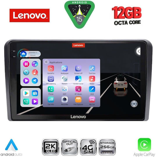 Lenovo Car Audio System for Ford Transit Custom / Tourneo Custom 2019 (Bluetooth/USB/WiFi/GPS/Apple CarPlay/Android Auto) with 10" Touch Screen