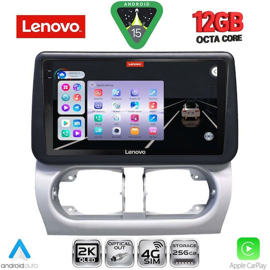 Lenovo Car Audio System for Opel Corsa / Tigra 2000-2006 Bluetooth USB Wi-Fi GPS Apple CarPlay Android Auto with 9 Inch Touch Screen LENOVO SSZ 12500 CPA