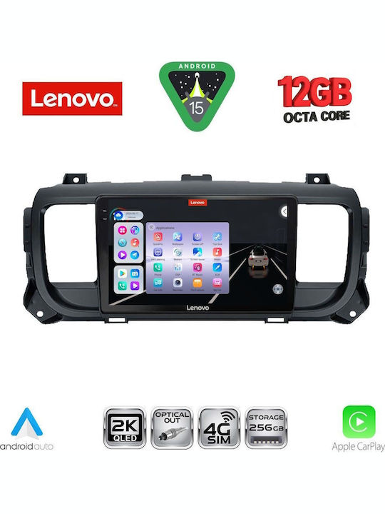 Lenovo Lenovo Auto-Audiosystem für Toyota Proace 2016 mit Touchscreen 9" Bluetooth USB WiFi GPS Apple CarPlay Android Auto