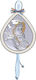 Silver Icon of the Blessed Mother Slevori 9820-vp00309tw1hg-b-a