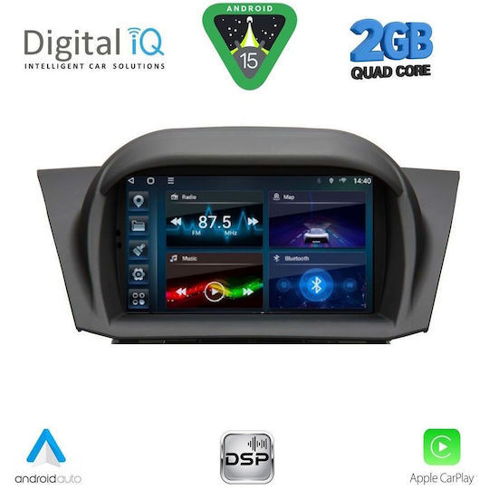 Digital IQ Ηχοσύστημα Αυτοκινήτου για Ford Fiesta 2008-2017 (Bluetooth/USB/WiFi/GPS/Apple-Carplay/Android-Auto) με Οθόνη Αφής 7"