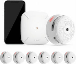 Детектор За Дим X-sense Fs61 6 1 Rf Комплект За Димни Детектори Gateway 6×xs01-m 1×sbs50