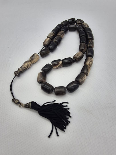 Handmade Bull Horn Worry Beads Natural Beads Traditional Aesthetic