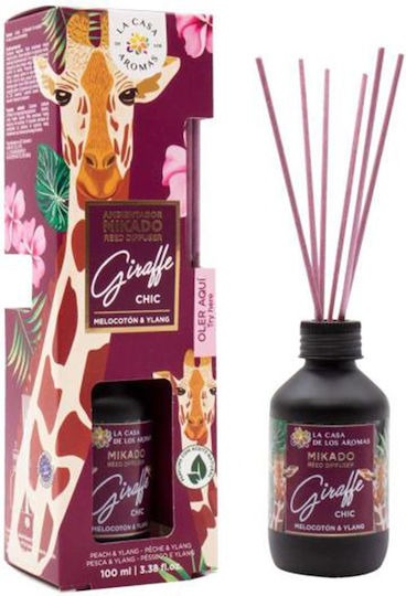 Raumdüft Mikado Giraffe Chic #Pfirsich & Ylang 100 Ml