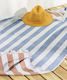 Kentia Blue Beach Towel 170x95cm