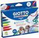 Giotto Decor Μαρκαδόροι Ζωγραφικής Σετ 6 χρώματα
