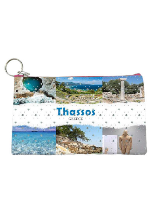 Πορτοφόλι Souvenir Μπρελόκ Σετ 10pcs Pvc Thassos 16*10cm 871713