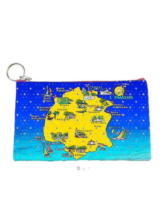 Πορτοφόλι Souvenir Μπρελόκ Σετ 10pcs Pvc Thassos 16*10cm 871714