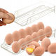 Eierfächer Kühlschrank-Organisatoren Für 24 Eier 30x5x13.5cm