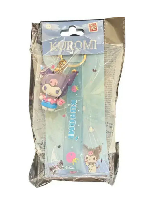 Sanrio Kuromi Cute Outfit Series Keychain Hand Strap Coffee Time Kuromi