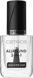 Catrice Cosmetics 2-in-1 Base Coat / Top Coat for Simple Nail Polishes 10.5ml Catrice Cosmetics 2-in-1 Base Coat / Top Coat for Simple Nail Polishes 10.5ml
