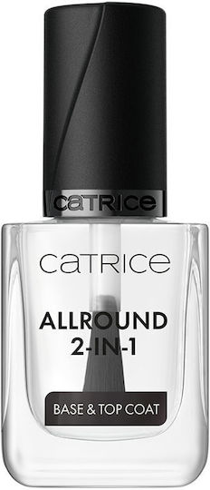 Catrice Cosmetics 2-in-1 Grundierung / Deckschicht für Einfache Nagellacke 10,5ml