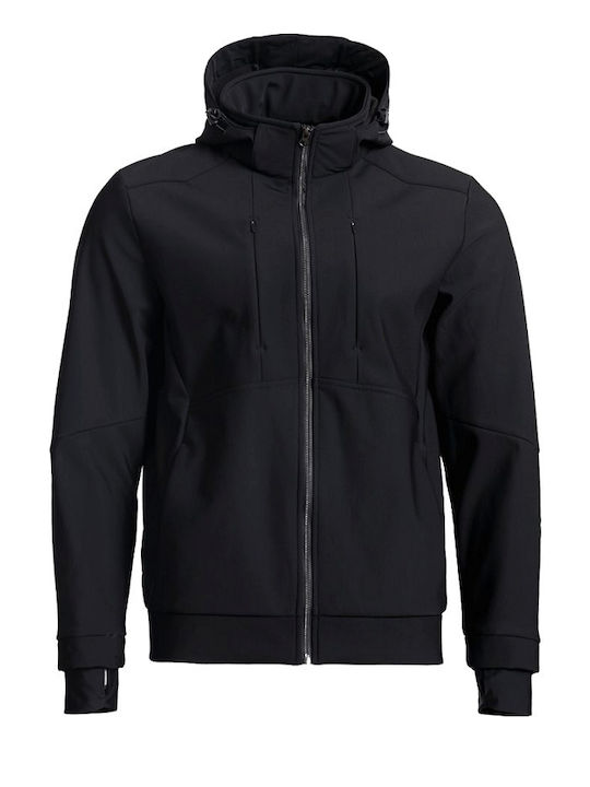 Stenso Pro Jachetă De Lucru Softshell Cu Glugă Detașabilă Neagră