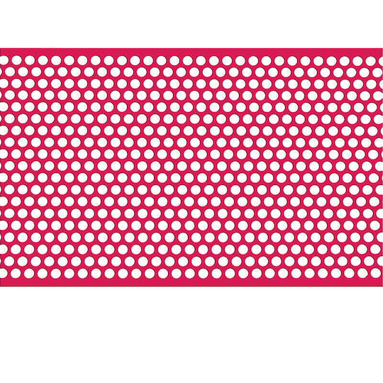 Autoline Car Decorative Grill 120cm x 20cm Red Colour