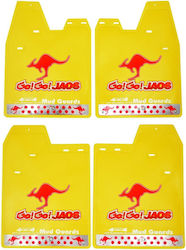 Front and Rear Car Mudguards 4 Pieces