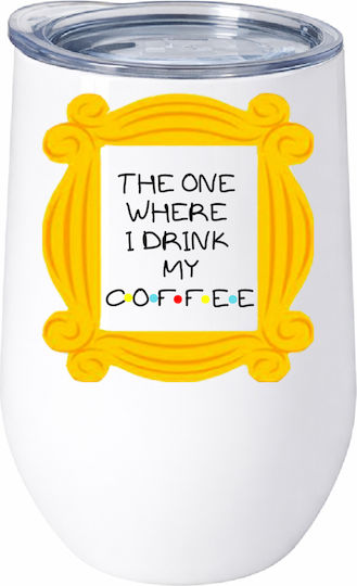 Friends Tv Series No2 One Where I Drink My Coffee Thermos Stainless Steel Double Wall 500ml – Premium Quality